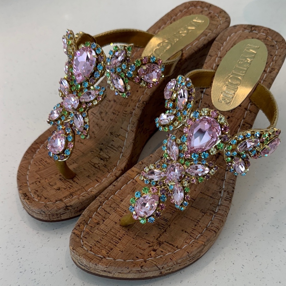 Mystique Boutique Sparkling Jewel Sandals